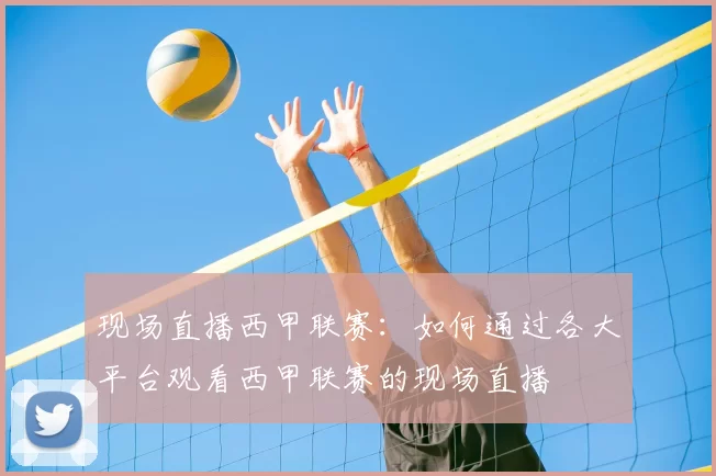 现场直播西甲联赛：如何通过各大平台观看西甲联赛的现场直播